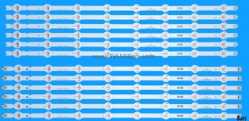 Barz LED Backlight Array LG 60LB730V-ZE LC600DUF-PGF1 60" V14 Sdrt REV 1.2 6920L-0500A 6916L-1837A 1838A 1839A 1840A 12pcs