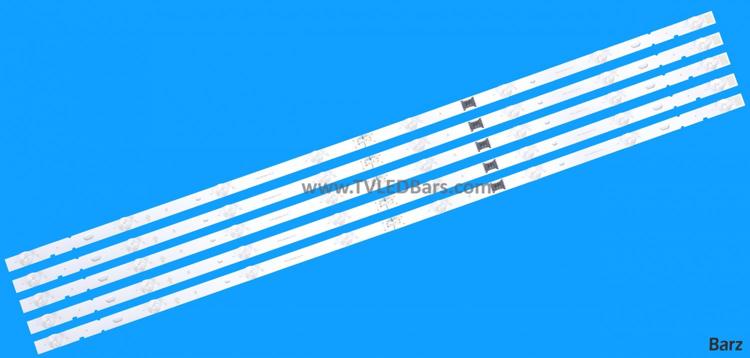 Barz LED Backlight Array Sony KD-43X80J KD-43X81J KD-43X82J KD-43X80K KD-43X81K KD-43X82K 43" YSCM043CCO01 YSBM043CNO01 LB4305H V0_03 5pcs