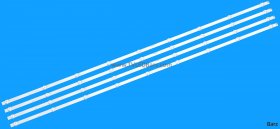 Barz LED Backlight Array Sharp 55BL3KA 55BL2KA 55BL1KA 55BJ2K 55BJ3K 55BJ4K 55BJ5K 55" HOV55192-02Y -6Y -19Y 029Y UMV55211 CRH-P55KQ3030040983N-REV1.1 4/8pcs