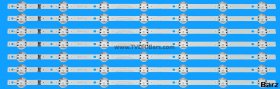 LG LED Backlight Array LG 60UP81006LA 60UQ80006LA 60UQ90006LA AGF30119001 60" HC600DQG-VHDA1 -VHDA3 -VHFA3 8pcs