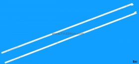 Barz LED Backlight Array Vestel 55" Hitachi 55H2T66U Bush ELED55240T2CNTD VES550UNEL-2D-S01 VES550UNES-2D-S01 VES550UNEC-2D-S01 17ELB55SLR0 7020PKG 74EA L + R 2pcs