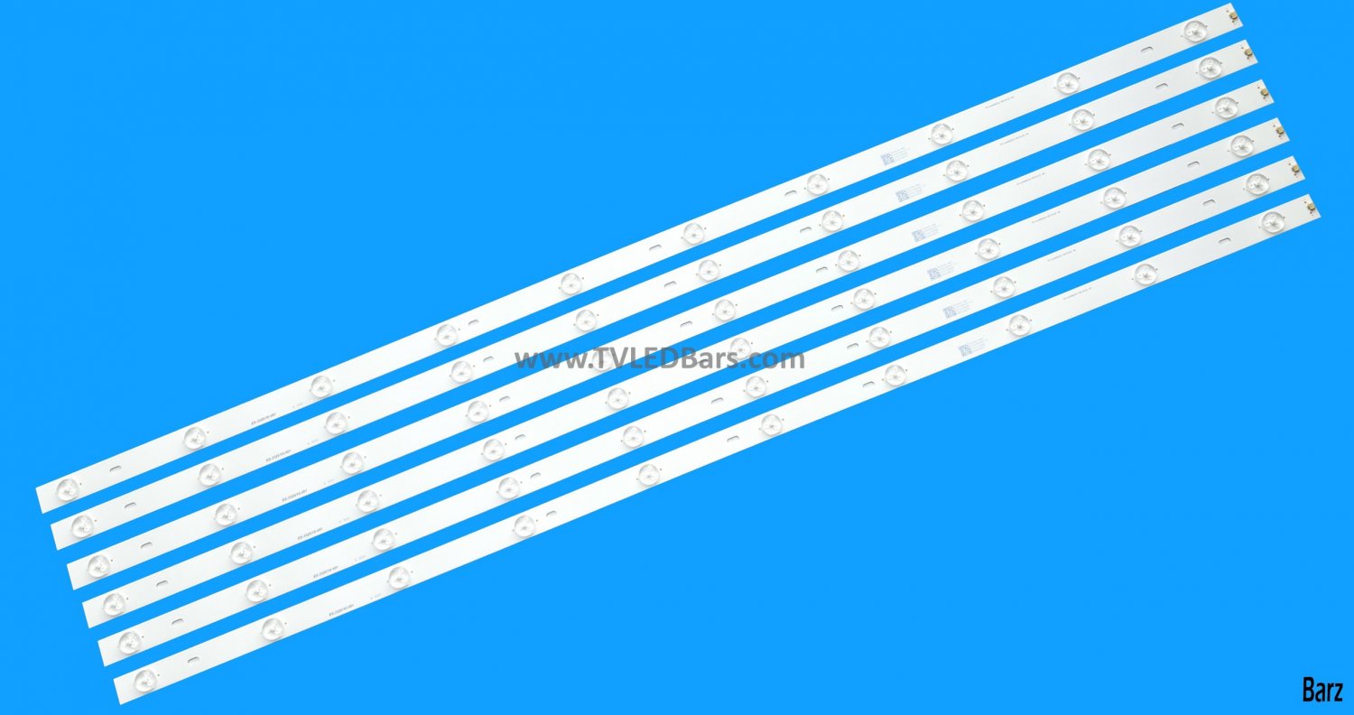 Barz LED Backlight Array Sharp LC-48CFG6001K LC-48CFF6001K LC-48CFE4041K 48" HOV48171-07Y -03Y RF-AJ480E32-1001S-02 A0 6pcs