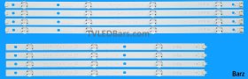 Barz LED Backlight Array LG AGF79100101 49LH604V HC490DUN-ABRR1 ABRR2 ABRR3 49LH60_FHD_ A-Type B-Type 8pcs