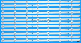 Barz LED Backlight Array Panasonic TX-55CX400B TX-55CXW404 55" VES550QDSS-3D-U01 U02 550DLED_Slim w/ Pillar Supports 12pcs