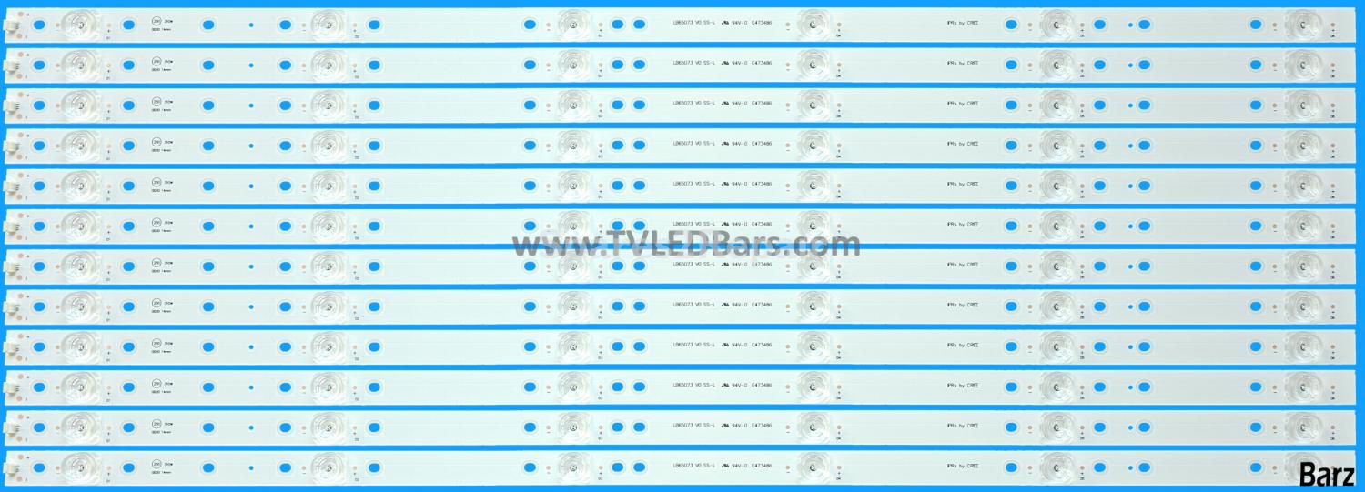 Hisense LED Backlight Array Hisense H65A6200 H65A6250 H65A6100 H65AE6100 HD650S1U51 HD650S1U71 LB65073 V0 12pcs
