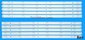 Barz LED Backlight Array Sharp LC-50CFG6001K LC-50CFG6002E 50/149L 50/149I 50/148Z 50" HWV5051 HWV5041 RF-AJ500E32-0601R 0601L 10pcs
