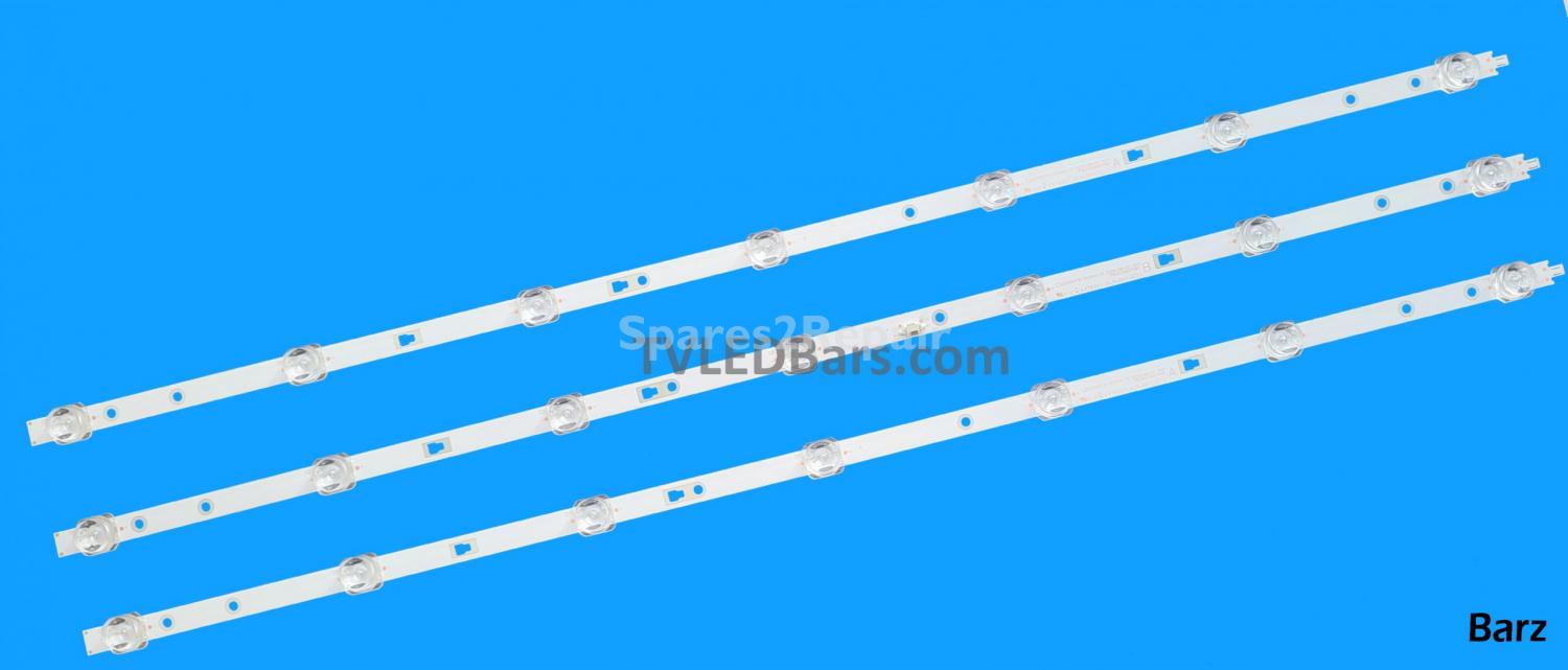Barz LED Backlight Array JVC LT-40CA790 LT-40C590 LT-40C591 LED39D07A-ZC26AG-01 LED39D07B-ZC26AG-01 2xA 1xB