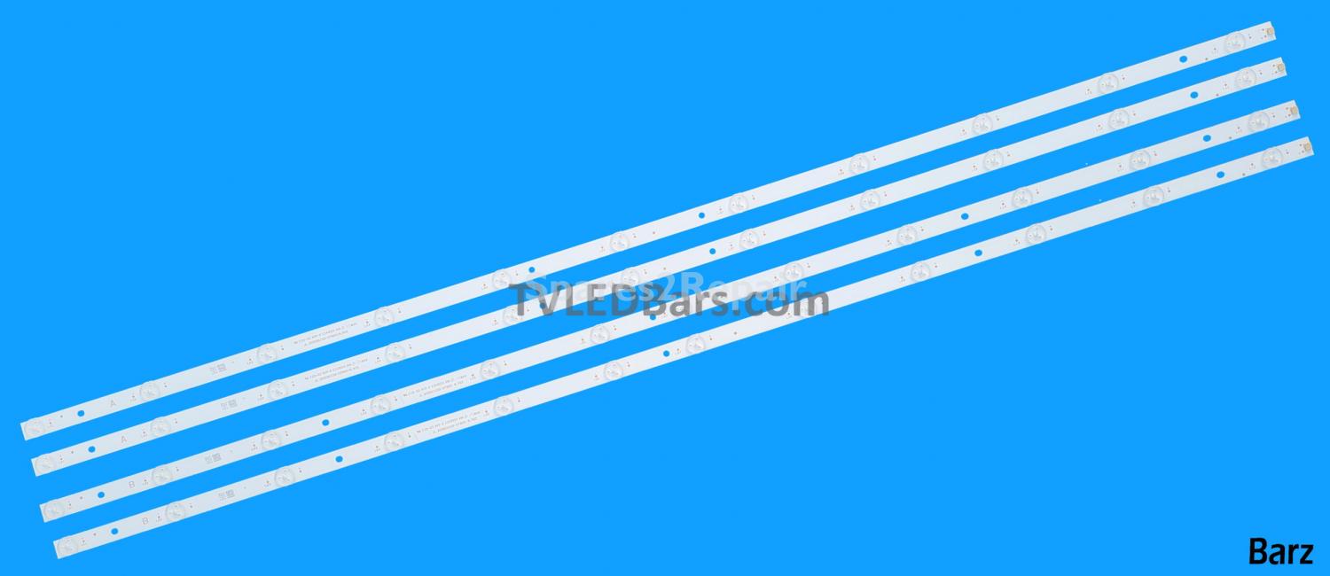 Barz LED Backlight Array Vestel 55" VES550QNDH VES550QNDT VES550QNDS-2D-N41 N42 N44 JL.D550B1330 JL.D550C1330-078AS-M_V02 2xA 2xB 4/8pcs