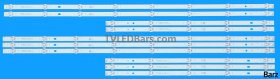 Barz LED Backlight Array Vestel 65" VES650QNTL-2D-N41 VES650QNTS-2D-N41 VES650QNTB-2D-N41 N42 N43 N44 RF-CF650001AE30-0801 + RF-CF650001CE30-0801 + RF-CF650001DE30-0501 + RF-CF650001BE30-0501 10pcs