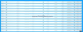 Barz LED Backlight Array Sharp LC-65CUG8062E LC-65CUG8052E LC-65UI7252K 65BJ5K 65BJ3K 65BL2KA 65" HOV65192-01Y -05Y HOV65191-10Y HOV65201-12Y RF-AJ650E30-0601S-01 12pcs