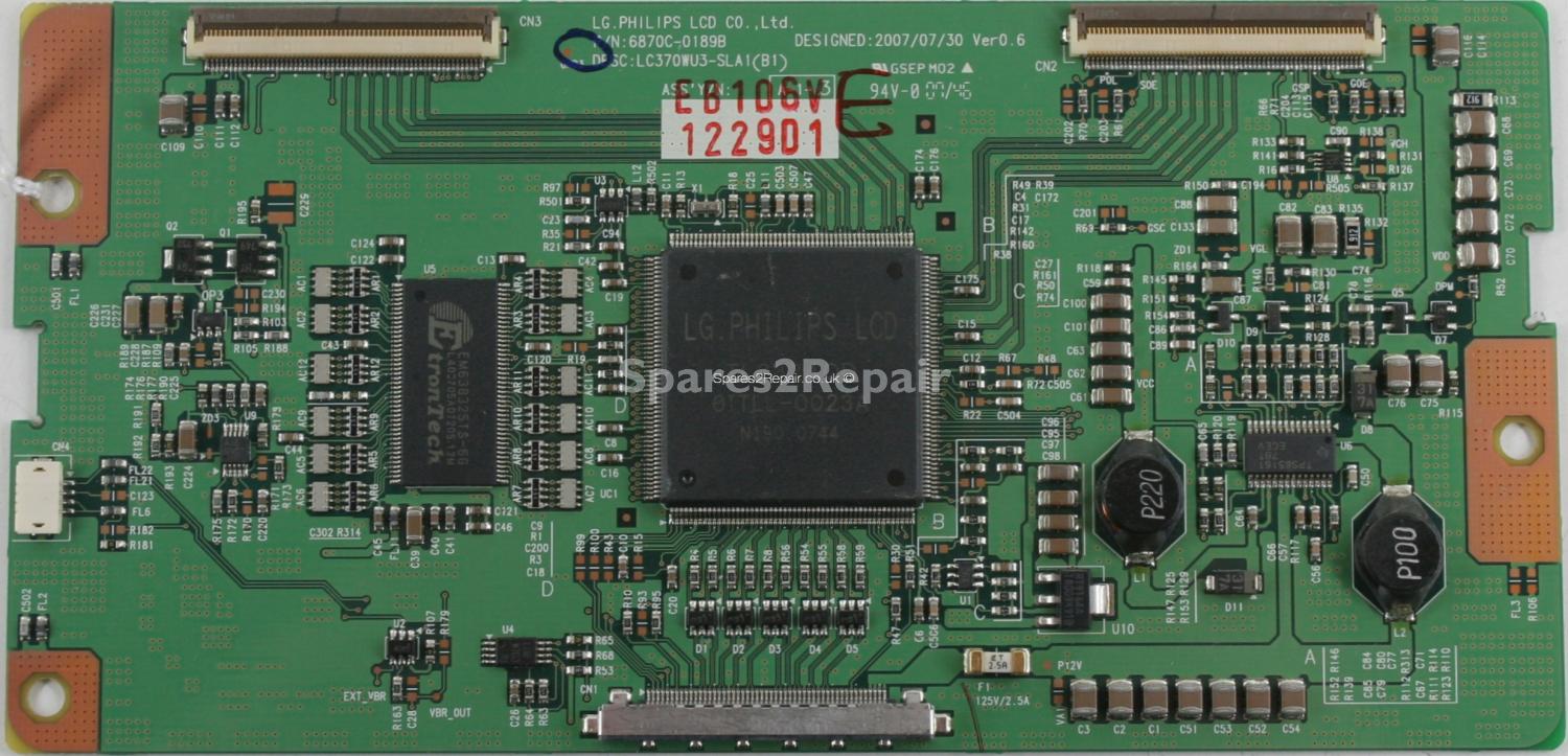 LG 37LF66 - T-Con - 6870C-0189B - 6871L-1229D - LC370WU3-SLA1(B1)