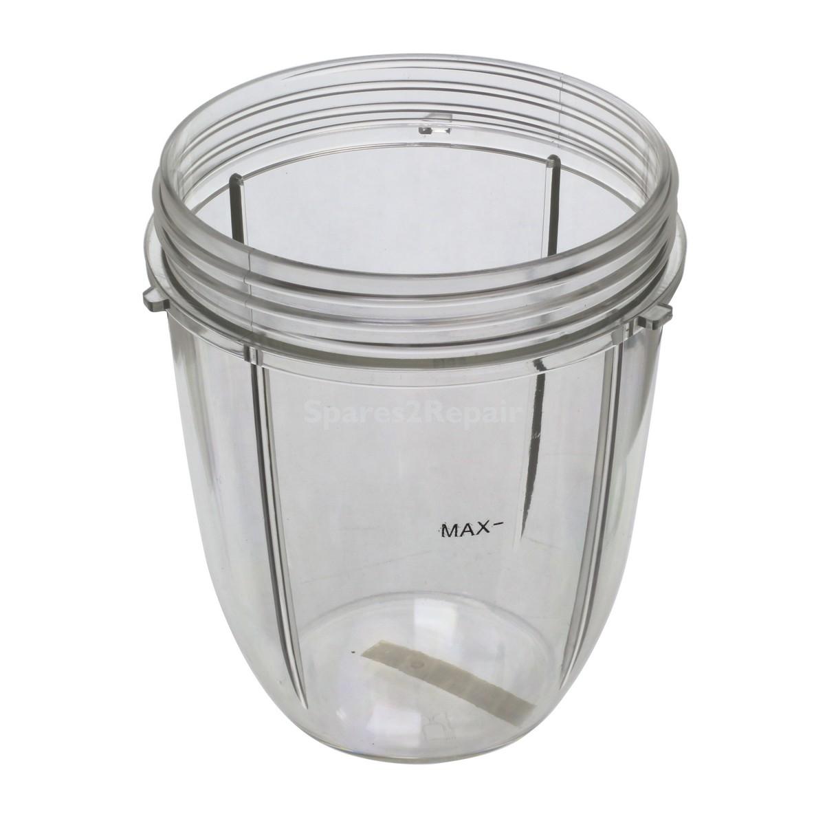 Compatible for NutriBullet 600W, 900W Type Small Blender Cup Mug Jar (18oz / 500ml)