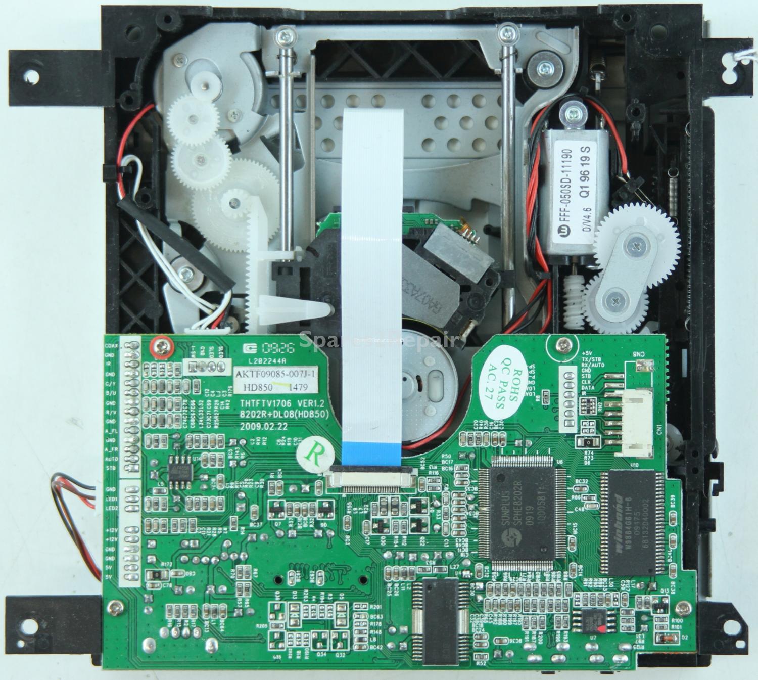 Matsui M26DVDB19 - DVD Mech - DL-08HJ-00-020 - THTFTV1706 - VER1.2