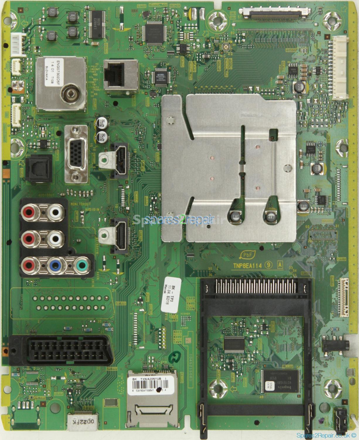 Panasonic TX-L42E3B - Main AV - TNP8EA114 - TXN/A20NYUB BK