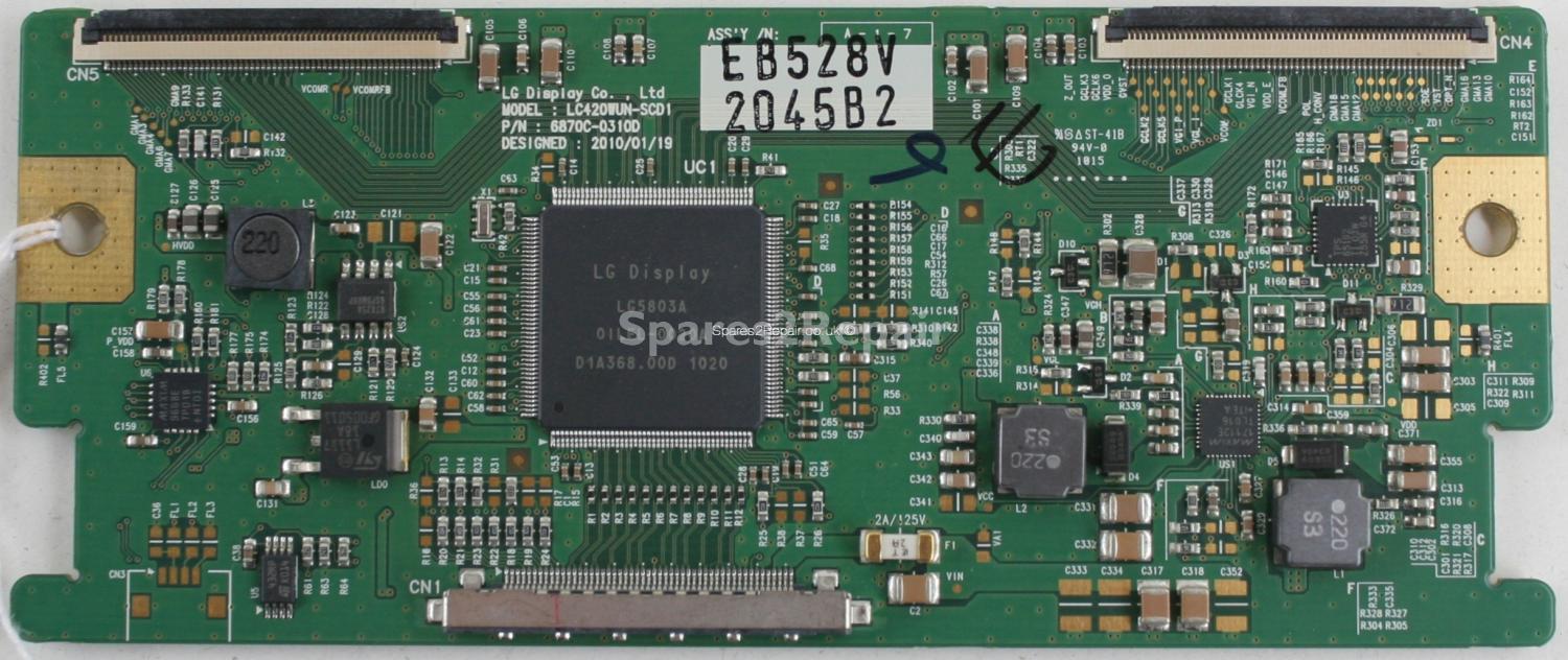 Panasonic TX-L42U2B - T-Con - 6870C-0310D - 6871L-2045B - LC420WUN-SCD1