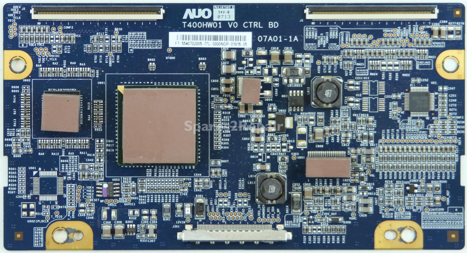 Samsung LE40R74BD - T-Con - 55.40T02.055 - T400HW01 V0 CTRL BD - 07A01-1A