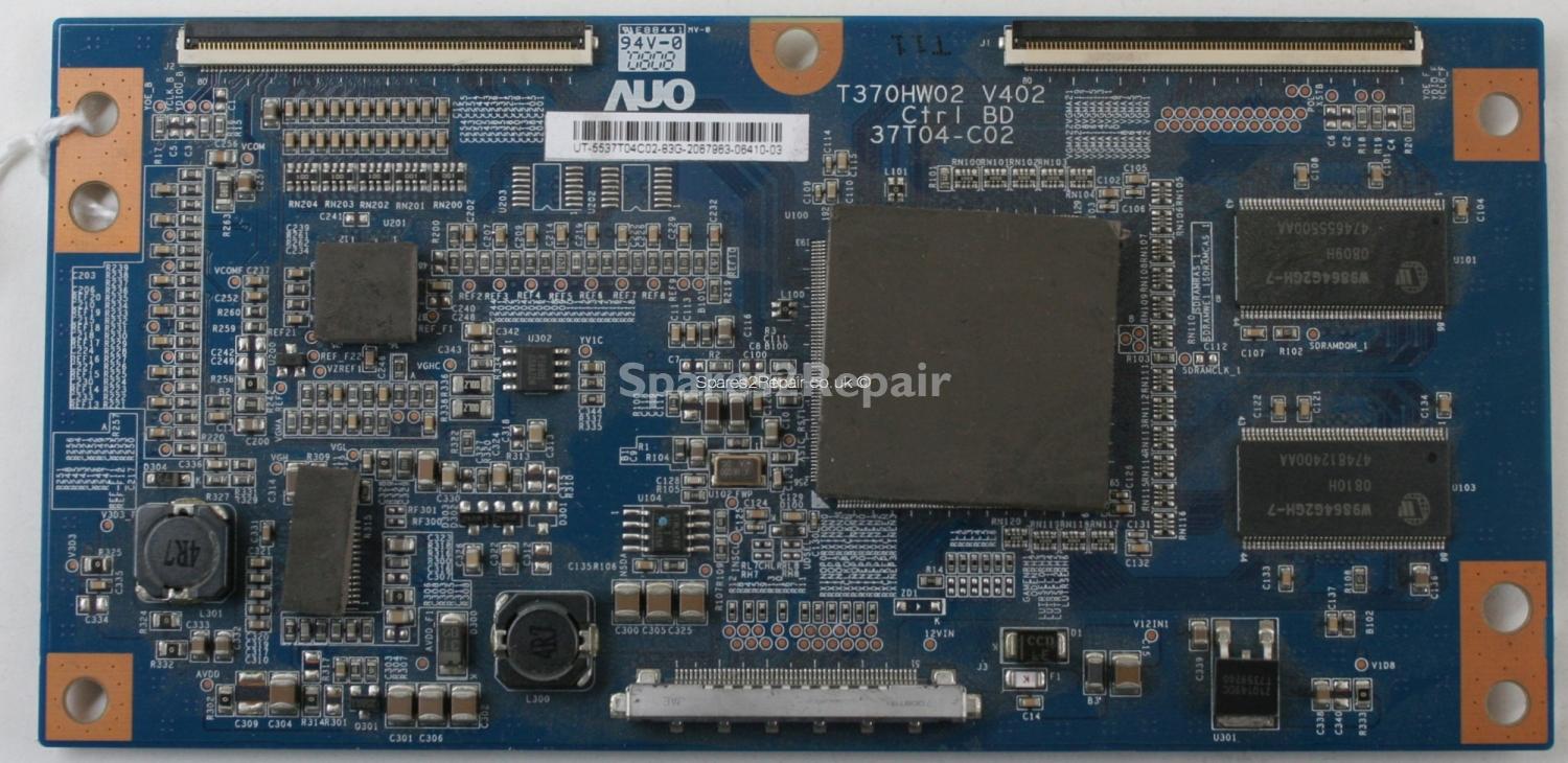 Samsung LE37A559P4F - LVDS - 37T04-C02 - 55.37T04.C02 - T370HW02 V402 Ctrl BD