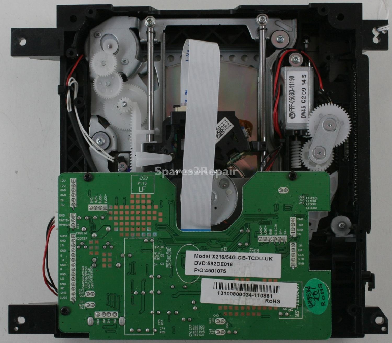 Technika X216/54G - DVD Mech - DL-08HA-00-044 - 240092002