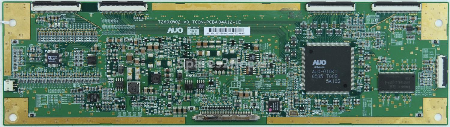 Unknown 26 Inch - T-Con - 55.26T02.022 - T260XW02 V0 - TCON-PCBA - 04A12-1E