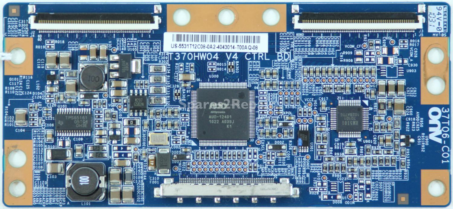 Unknown 32 Inch - T-Con - 55.31T12.C08 - T370HW04 V4 CTRL BD - 37T06-C01