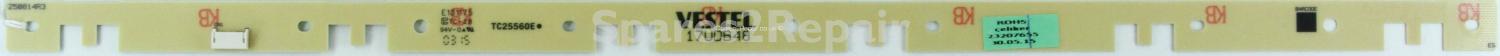 VESTEL Interface Board - 23207655 - 17UDB48 - 250814R3 - TC25560E